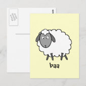 Schaap Briefkaart (Voorkant / Achterkant)