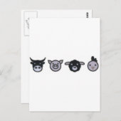 schaap briefkaart (Voorkant / Achterkant)