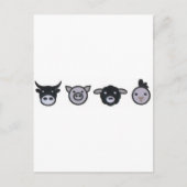 schaap briefkaart (Voorkant)