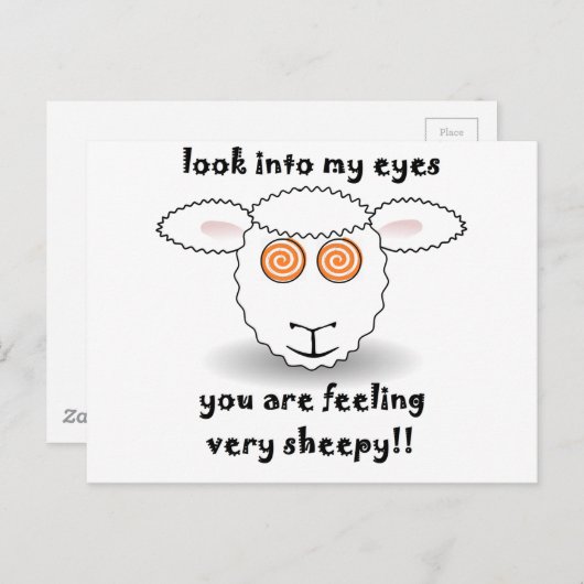 schaap briefkaart (Voorkant / Achterkant)