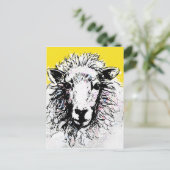 Schaap Briefkaart (Staand voorkant)