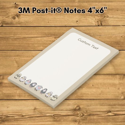 Schaap Cartoon Beige Post-it® Notes