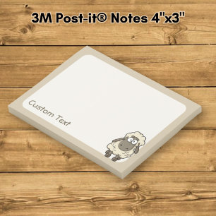 Schaap Cartoon Beige Post-it® Notes