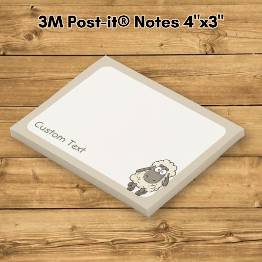 Schaap Cartoon Beige Post-it® Notes