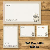 Schaap Cartoon Beige Post-it® Notes