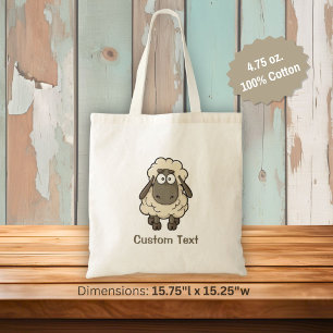 Schaap Cartoon Beige Tote Bag