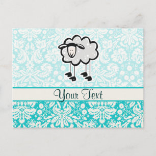 Schaap; Cute Briefkaart