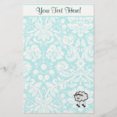Schaap; Cute Briefpapier (Voorkant)