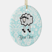 Schaap; Cute Keramisch Ornament (Rechts)