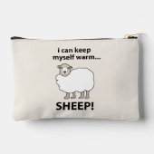 Schaap dat ik mezelf warm kan houden Schaap Etui (Achterkant)