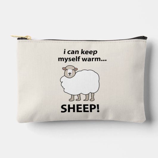 Schaap dat ik mezelf warm kan houden Schaap Etui (Voorkant)