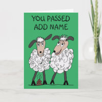 Schaap dat je geslaagd bent