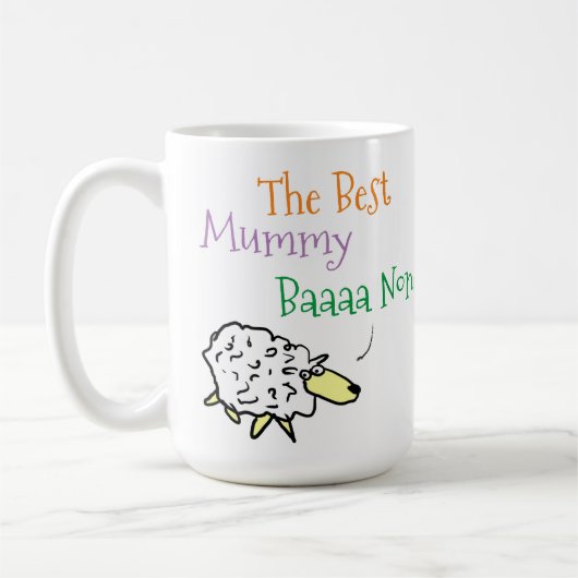 Schaap Design voor de Beste Mama Koffiemok (Links)