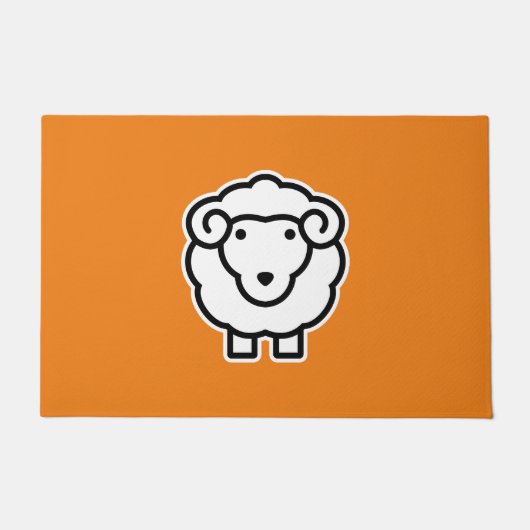 Schaap deurmatten (Voorkant)