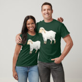 Schaap Dieren retro T-shirt (Unisex)