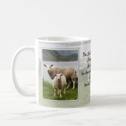 Schaap en Lam Psalm 23 Koffiemok (Links)