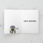 Schaap Etiquette (verjaardag) Kaart (Binnen)