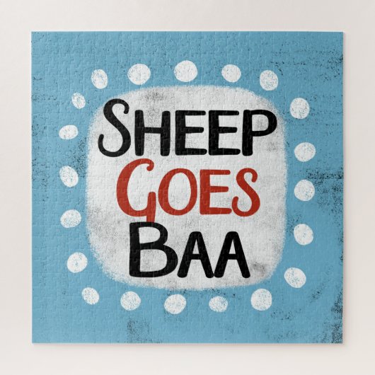 Schaap gaat baa legpuzzel (Verticaal)