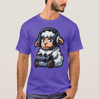 Schaap Gamer Video Games jongen familie T-shirt