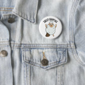 Schaap Gebeurt Grappige Poep Pun Ronde Button 5,7 Cm (In situ)