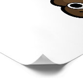 Schaap gebeurt grappige poepwoordspeling poster (Hoek)