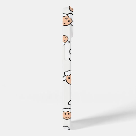 Schaap gezicht schattig voor kinderen Case-Mate iPhone case (Achterkant / Rechts)