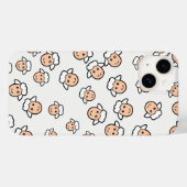 Schaap gezicht schattig voor kinderen Case-Mate iPhone case (Achterkant (horizontaal))