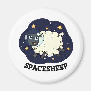 Schaap Grappige Astronaut Schaap Punt Magneet
