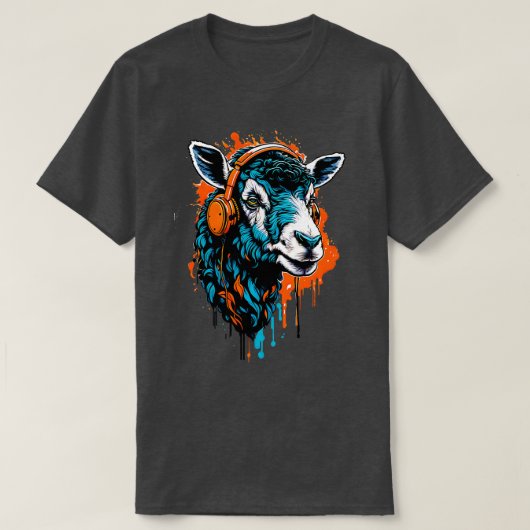 Schaap grappige kunst liefhebber t-shirt (Design voorkant)