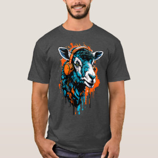Schaap grappige kunst liefhebber t-shirt