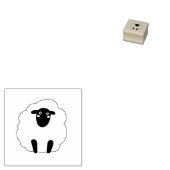 Schaap Hout Art Stamp Rubberstempel (Gestempeld)