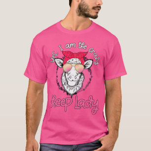 Schaap Ik ben het gekke schaap Vrouwe Schaap T-shirt