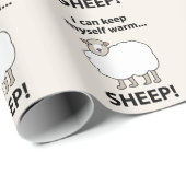 Schaap, ik kan mezelf warme schapen houden cadeaupapier (Rol Hoek)