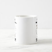 Schaap, ik kan mezelf warme schapen houden koffiemok (Center)