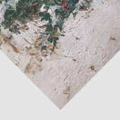 Schaap in besneeuwd winters landschap tissuepapier (Detail)