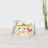 Schaap in de wei bedankkaart (Voorkant)