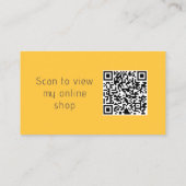 Schaap in de wei QR-code Brei Visitekaartjes (Achterkant)