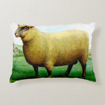 schaap in grasweide schilderen