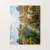 Schaap in heide met jeneverbes legpuzzel (Verticaal)