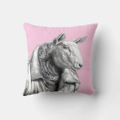 Schaap in jeansjas (Ume) Kussen (Achterkant)