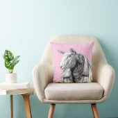 Schaap in jeansjas (Ume) Kussen (Stoel)