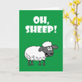 Schaap! Je bent 40! Grappige 40ste verjaardag Kaart (Gele Bloem)