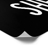 Schaap Kebab Funny Shish Kebab Pun Dark BG Poster (Hoek)