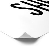 Schaap Kebab Funny Shish Kebab Pun Poster (Hoek)