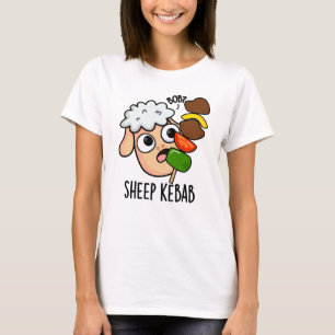 Schaap Kebab Grappige Shish Kebab Woordspeling T-shirt