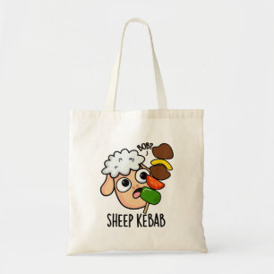 Schaap Kebab Grappige Shish Kebab Woordspeling Tote Bag
