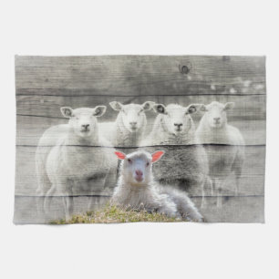 Schaap Kudde Baby Lam Theedoek