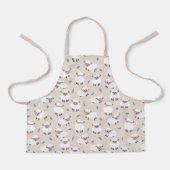 Schaap & Lam Cute Met De Hand Getekende Boerderijd Schort (Voorkant)