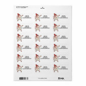Schaap Lam schar schrobben favoriete kerstverlicht Etiket (Full Sheet)