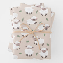 Schaap & Lam Schattige met de Hand Getekende Boerd